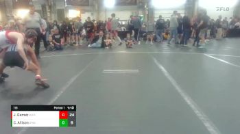 115 lbs Round 4 (8 Team) - Connor Allison, Team Ohio vs Jordan Gamez, Black Fox Academy