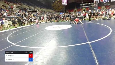 170 lbs Rnd Of 64 - Jonathan Sims, Ohio vs Trey Smith, Idaho