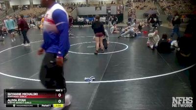 Girls 165 lbs Cons. Semi - Jade Lenhart, Coffee County High School (Girls) vs Carter Grissom, Riverdale (Girls)