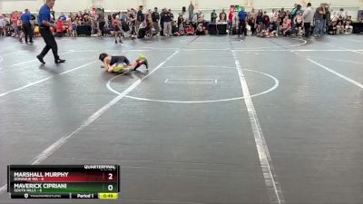 52 lbs Quarterfinals (8 Team) - Maverick Cipriani, South Hills vs Marshall Murphy, Donahue WA