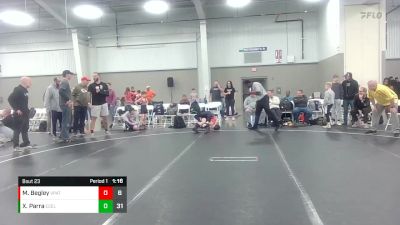 80 lbs Round 6 (8 Team) - Mac Begley, Virginia Patriots vs Xander Parra, East Coast Elite