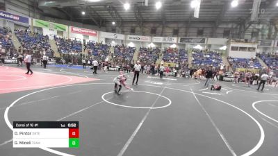 70 lbs Consi Of 16 #1 - Derek Pintor, Ortega Middle School vs Giovanni Miceli, Team Pueblo