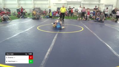 80-J lbs Round Of 16 - Cruz Evans, OR vs Kolton Hartman, OH