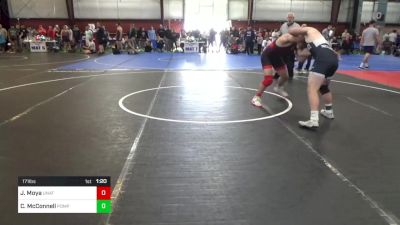 171 lbs Semifinal - Jorge Moya, Unattached vs Chad McConnell, Pompton Lakes