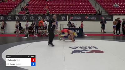 75 kg Cons 8 #2 - Ashton Lassig, Temecula Valley High School Wrestling vs Eli Esguerra, Ohio