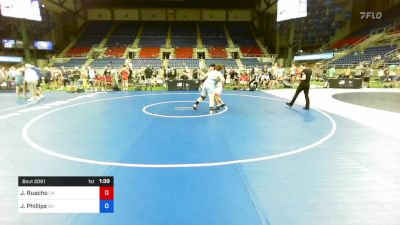 220 lbs Cons 16 #2 - Jacob Ruacho, California vs Jackson Phillips, Ohio