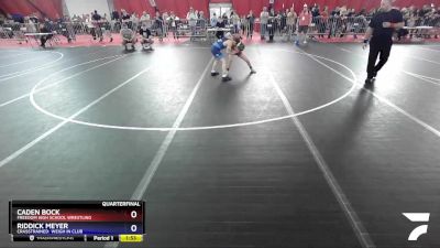 83 lbs Quarterfinal - Caden Bock, Freedom High School Wrestling vs Riddick Meyer, CrassTrained: Weigh In Club