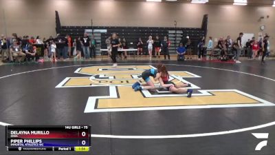 75 lbs Round 1 - Piper Phillips, Immortal Athletics WC vs Delayna Murillo, Iowa