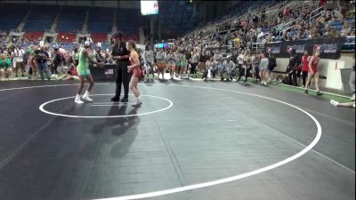 94 lbs Rnd Of 32 - Addison Palmer, Arizona vs Morgan Turner, Illinois