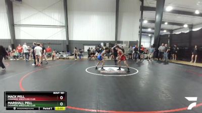 113 lbs Cons. Round 3 - Mack Pell, Cashmere Wrestling Club vs Marshall Pell, Cashmere Wrestling Club