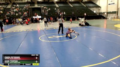 75 lbs 3rd Place Match - Kade Thomas, St.Paul Youth Wrestling vs Owen Petersek, Winner Youth Wrestling