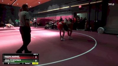 150 lbs Round 3 - Mason Warnke, Clarion-Goldfield-Dows vs John Fitzpatrick, Dubuque Senior