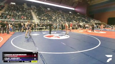 157 lbs Quarterfinal - Connor Rothenberger, Wyoming Unattached vs Colby Sandusky, Torrington Wrestling Club