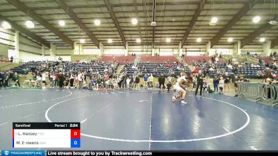 160 lbs Semifinal - Logan Hancey, Fremont Wrestling Club vs Moses Espinoza-owens, Sanderson Wrestling Academy