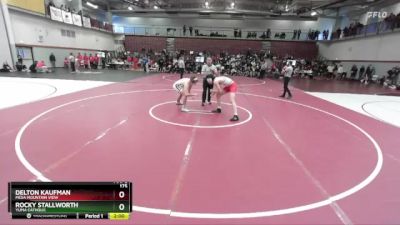 175 lbs Semifinal - Delton Kaufman, Mesa Mountain View vs Rocky Stallworth, Yuma Catholic