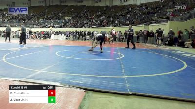 108 lbs Consi Of 16 #1 - BO Rudisill, Plainview JH vs Jason Visor Jr., Putnam City