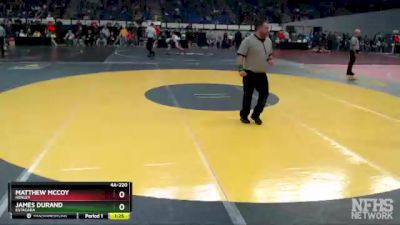 4A-220 lbs Quarterfinal - Matthew McCoy, Henley vs James Durand, Estacada