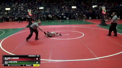 58 lbs Semifinal - Kai Chilcote, EAG2 vs Blake Landies, CHW1