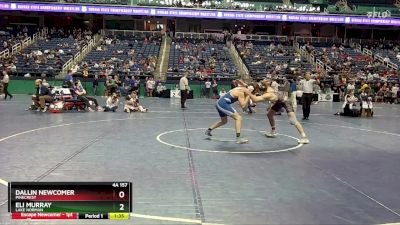 4A 157 lbs Champ. Round 1 - Eli Murray, Lake Norman vs Dallin Newcomer, Pinecrest