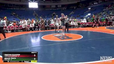 160 lbs Finals (8 Team) - Tyler Martinez, Yorkville (Christian) vs Jack Poyner, Coal City