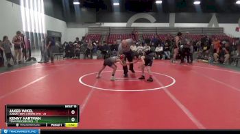 55 lbs Placement Matches (8 Team) - Kenny Hartman, Team Missouri (MO) vs Jakeb Wikel, Junior Terps Xtreme (MY)