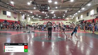 110 lbs 1st Place Match - Zeke Ranvek, MN Elite vs Connor Flanagan, PINnacle Wrestling