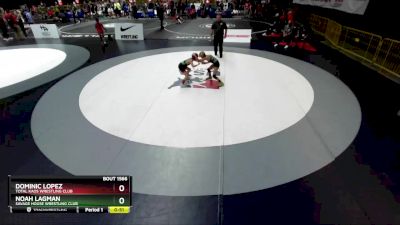 63 lbs Cons. Round 5 - Noah Lagman, Savage House Wrestling Club vs Dominic Lopez, Total Kaos Wrestling Club