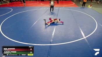 60 lbs Quarterfinals (8 Team) - Boe Johnson, TMBWWG vs Aurora Priebe, Chatfield