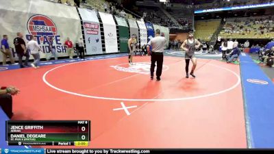 190 Class 1 lbs Champ. Round 1 - Jence Griffith, Adrian vs Daniel DeGeare, St. Pius X (Festus)