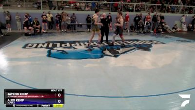 170 lbs X Bracket - Alex Kemp, Alaska vs Jaykob Kemp, Soldotna Whalers Wrestling Club