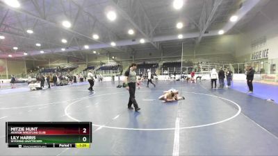 126 lbs 2nd Place Match - Mitzie Hunt, Aviator Wrestling Club vs Lily Harris, Wyoming Unattached