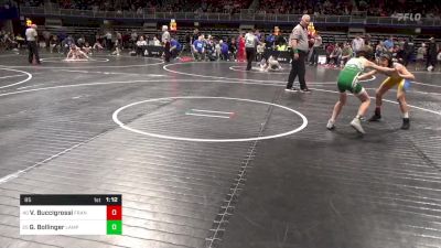 85 lbs Round Of 64 - Vincenzo Buccigrossi, Franklin Regional vs Grayson Bollinger, Lampeter-Strasburg