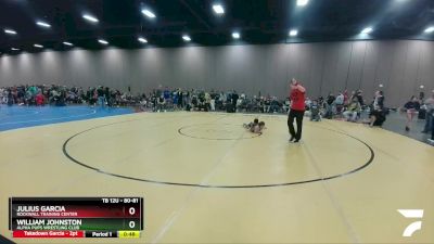 80-81 lbs Round 2 - William Johnston, Alpha Pups Wrestling Club vs Julius Garcia, Rockwall Training Center