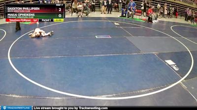 51 lbs Cons. Round 4 - Makai Opheikens, Fremont Wrestling Club vs Daxxton Phillipsen, Delta Wrestling Club