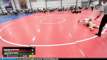 72 lbs Rd# 7- 10:45am Saturday Final Pool - Sebastian Shine, PA Gold vs Kolton Hartman, Team Ohio
