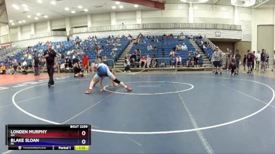 145 lbs Champ. Round 3 - Londen Murphy, OH vs Blake Sloan, MI