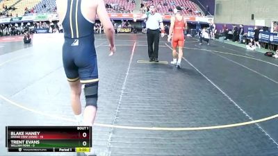 149 lbs Round 1 (16 Team) - Blake Haney, Grand View (Iowa) vs Trent Evans, William Penn