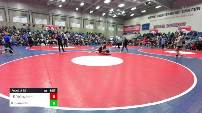 162 lbs Round Of 32 - Elijah Valdez, Redwood vs Gabriel Luna, Porterville