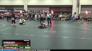 67 lbs Semis (4 Team) - Cameron Ramp, Backyard Brawlers vs Travon Cleveland, Ares