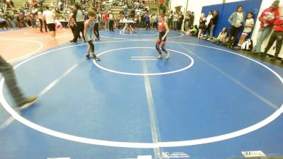 70 lbs Rr Rnd 3 - Fisher Hutchins, Locust Grove Youth Wrestling vs Rowden Benavidez, Collinsville Cardinal Youth Wrestling