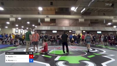 86 kg Cons 32 #1 - Frank Aquila, Seasons Freestyle Club vs Alex Munoz, Peterson Grapplers Wrestling Club