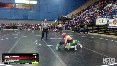 2 - 132 lbs Cons. Round 2 - Ethan Cobbler, Patrick County vs John Vishneski, Glenvar