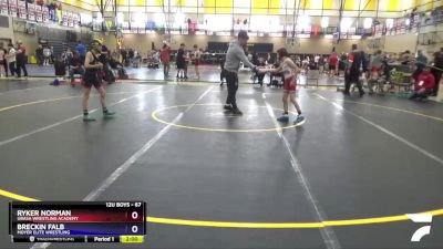 67 lbs Round 4 - Breckin Falb, Moyer Elite Wrestling vs Ryker Norman, Ubasa Wrestling Academy