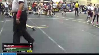 70 lbs Round 1 (4 Team) - Ethan VanDyke, Team MYWAY vs Brody Camp, Cardiac Kids