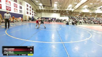 149 lbs Champ. Round 1 - Jace Luchau, Cumberlands (Ky.) vs Cyle Wells, Lourdes University