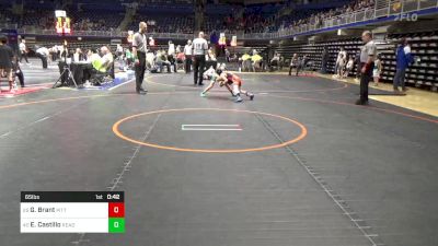 65 lbs Round Of 64 - Greyson Brant, Pittston vs Elijah Castillo, Reading