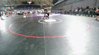 102 lbs Champ. Round 2 - Kindell Pettigrew, Gig Harbor Grizzlies Wrestling Club vs Gabe Alvarado, Twin City Wrestling Club