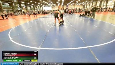 130 lbs Rd# 2 10:30am Friday - Kolton Wymer, Team Michigan vs Isaiah Foster, Terps Xtreme