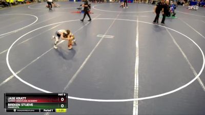 77 lbs Cons. Round 3 - Jase Kratt, Summit Wrestling Academy vs Breken Stueve, Minnesota