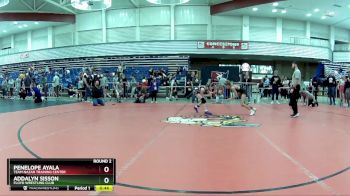 81-87 lbs Round 2 - Addalyn Sisson, Floyd Wrestling Club vs Penelope Ayala, Team Nazar Training Center